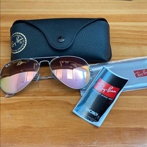 RAY-BAN FLASH LENS AVIATORS